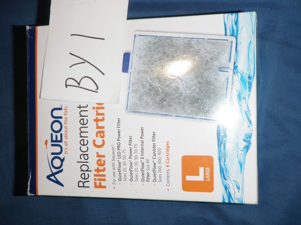Aqueon Replacement Filter Cartridges LARGE 6 Pack