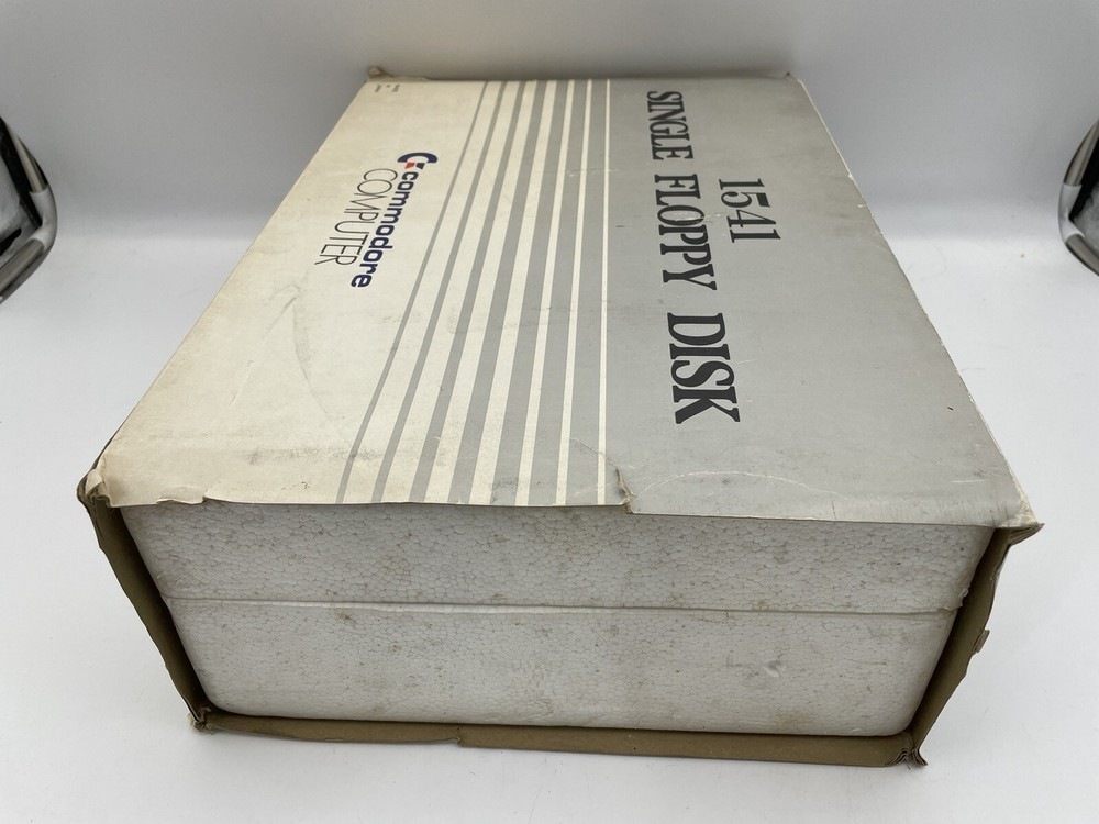 Vintage Commodore 1541 15.25" Floppy Disk Drive With Original Box