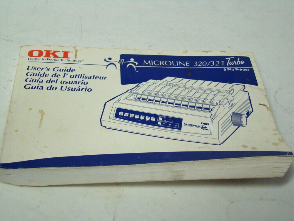 Okidata Microline 320 / 321 Printer Turbo 9 Pin Printer User Guide