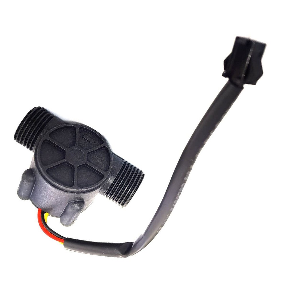 1/2" Water Flow Hall Sensor Control Switch Fluid Flow Meter Flowmeter Counter...
