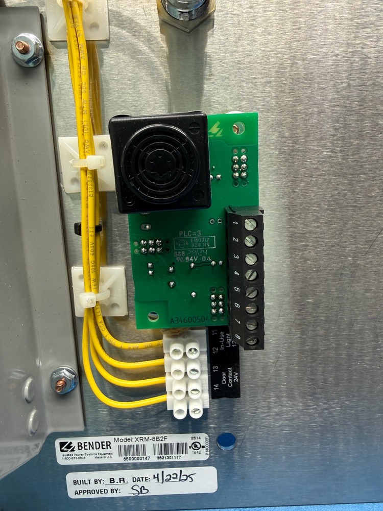 Bender XRM-8B2F Flush Surface Mounted Isolated Power System Panel