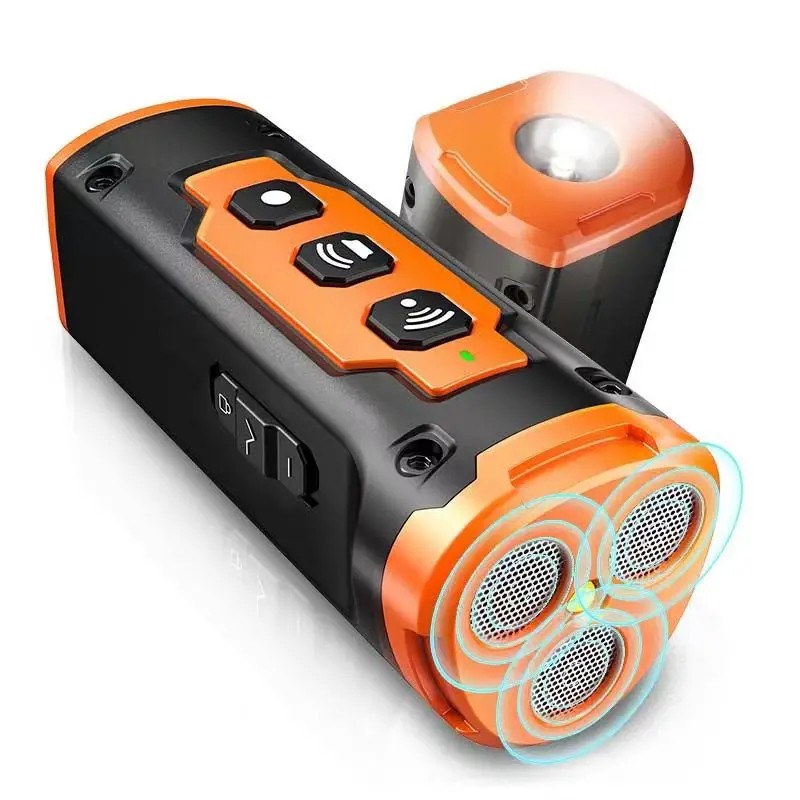 Rechargeable Ultrasonic Dog Repeller & Training Device w/ LED Flashlight 2023