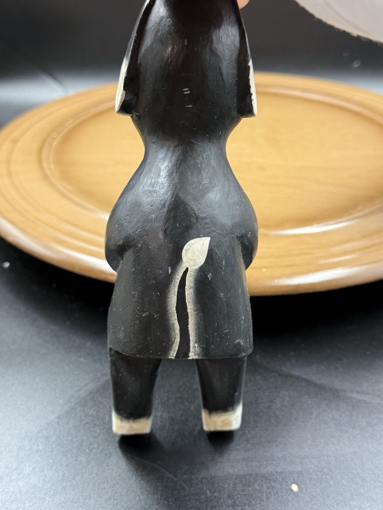 Handcrafted/Painted Wood Puppy Shelf Sitter