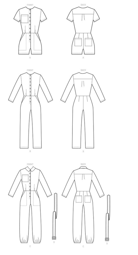 McCall Pattern m8046 jumpsuit sewing pattern