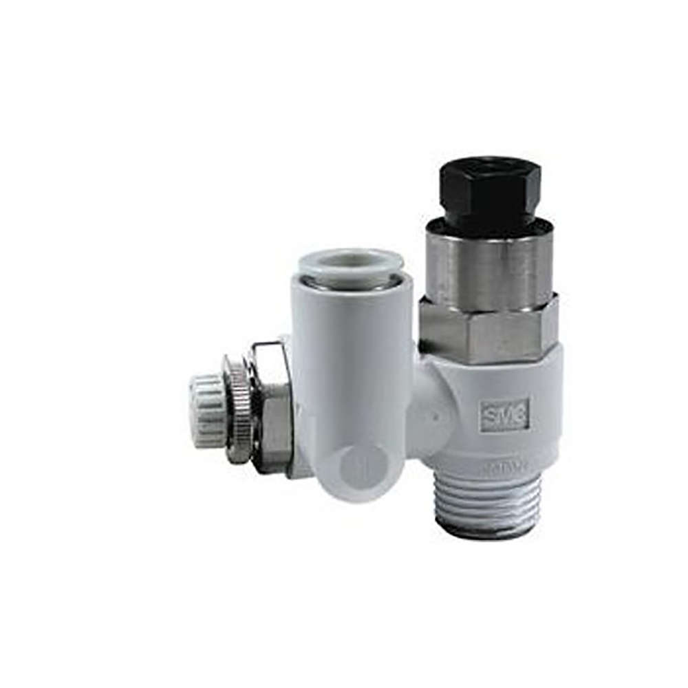 SMC ASP530F-03-10S Pneumatic Flow Control, Piping Type: Universal New
