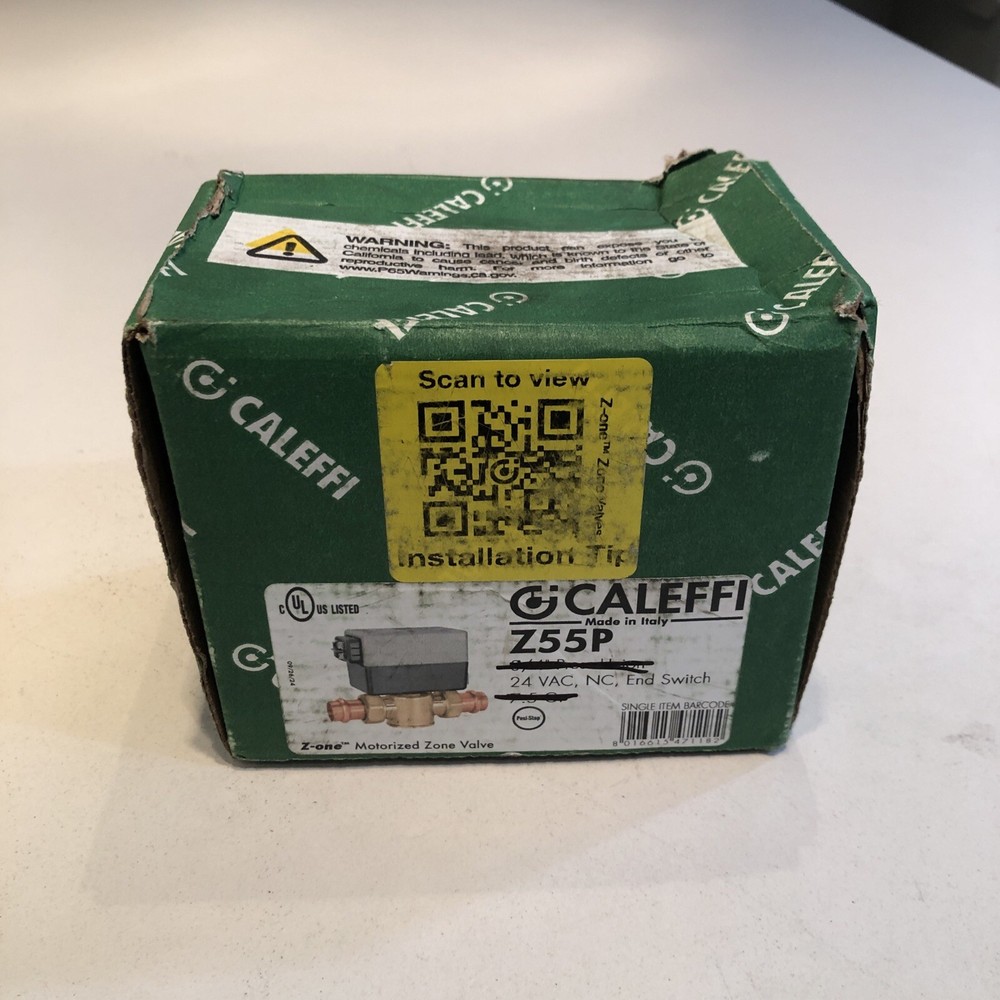 Caleffi Z55P Z-One 24 VAC, NC, End Switch