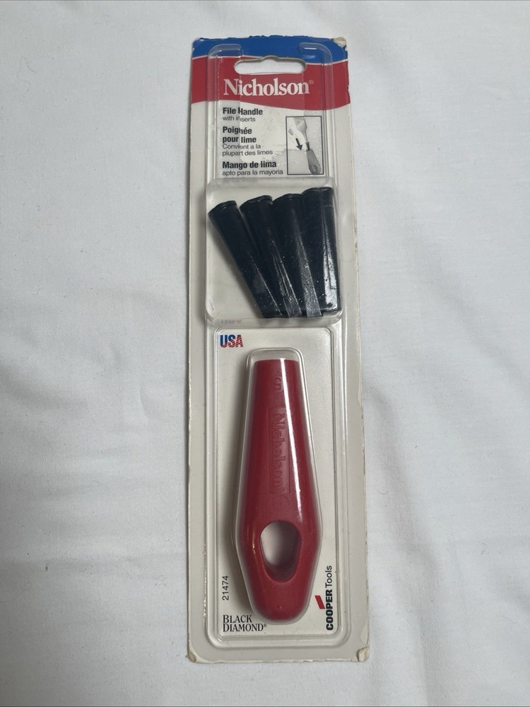 Nicholson File Handle Grip Attachment w/ Inserts NOS 21474