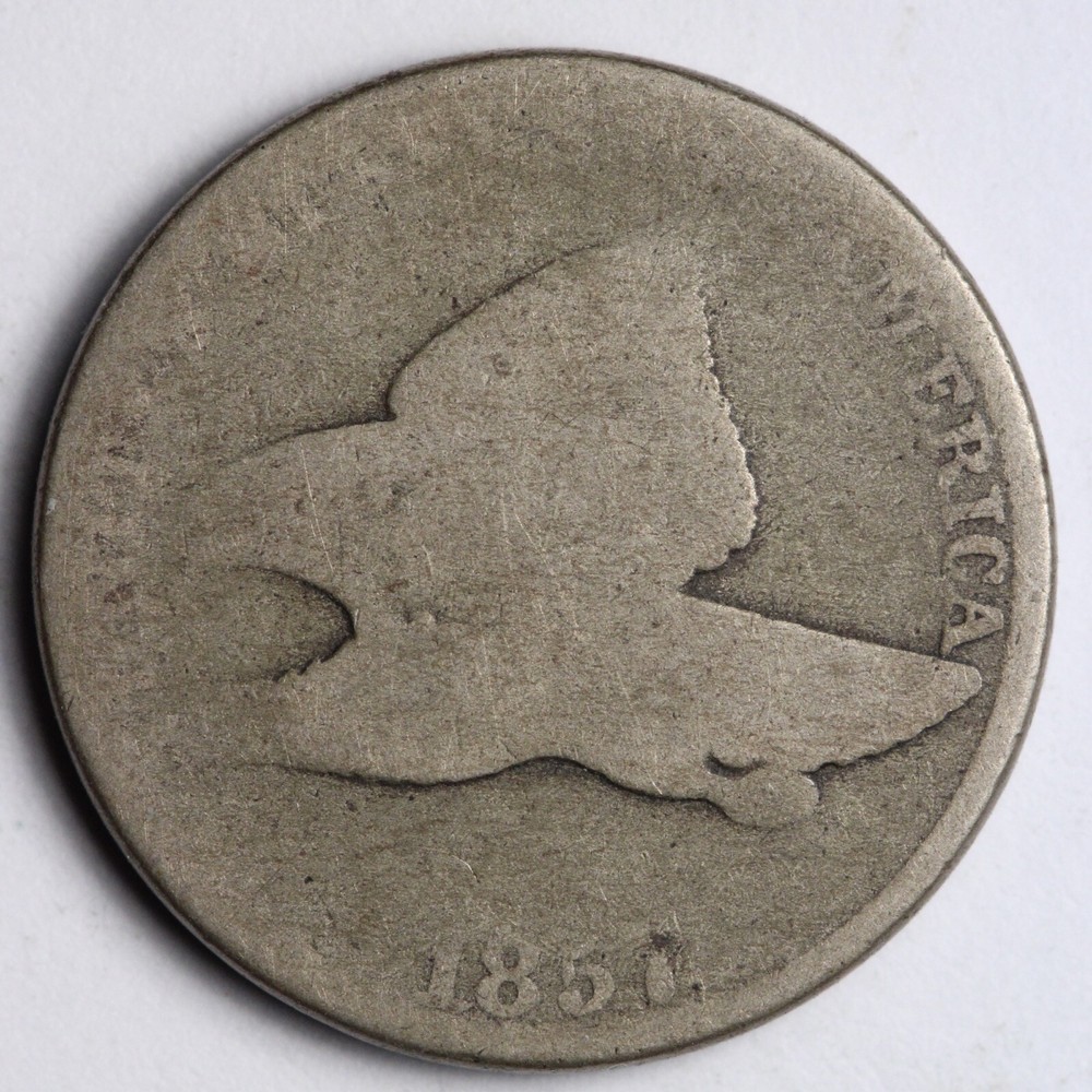 1857 F.E. Flying Eagle Cent Penny CHOICE E267 T
