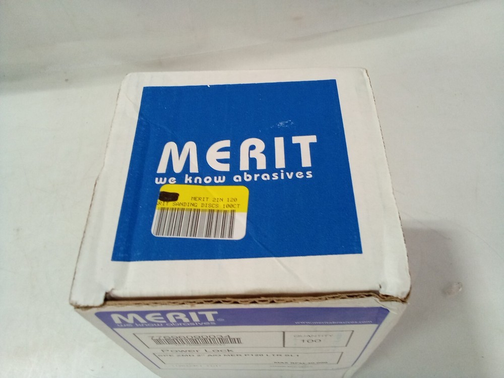 100-Merit Power Lock Snap On Type-1 Quick Change 2” X 120 Grit Sanding Discs