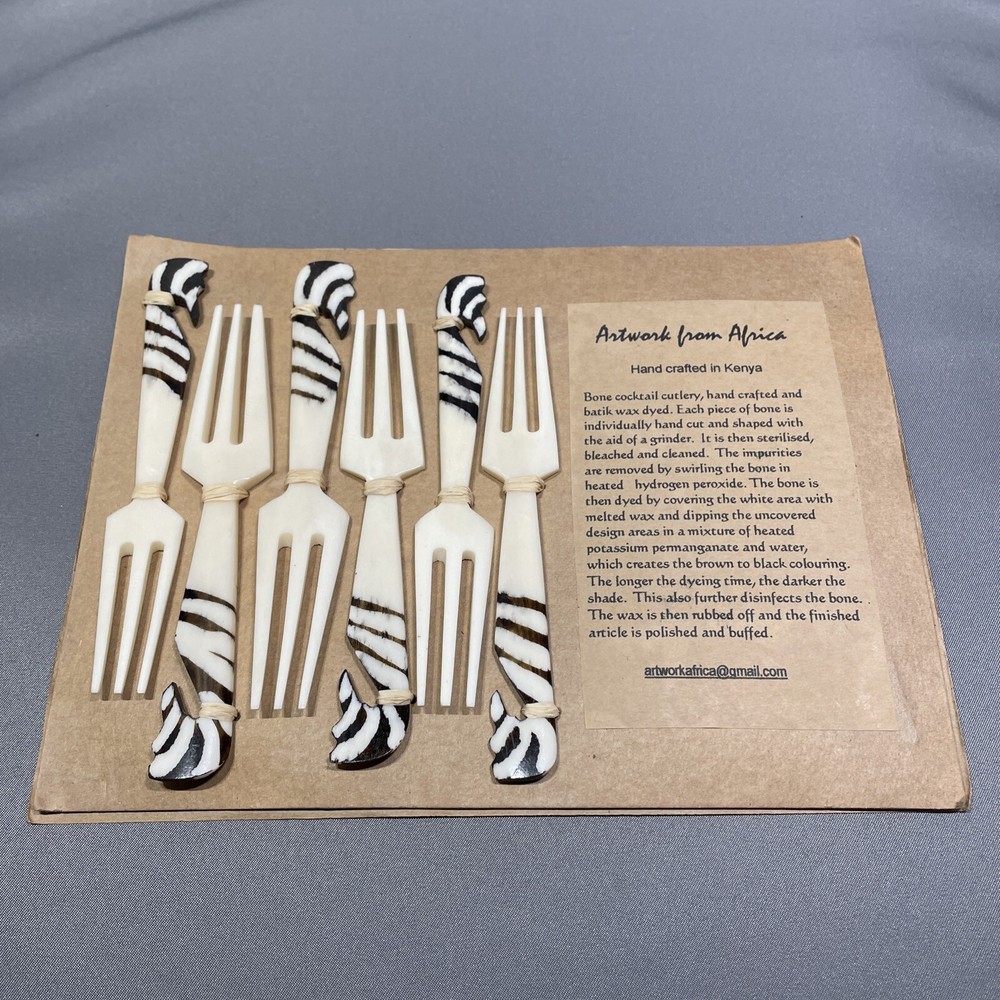 African Bone Cocktail Cutlery