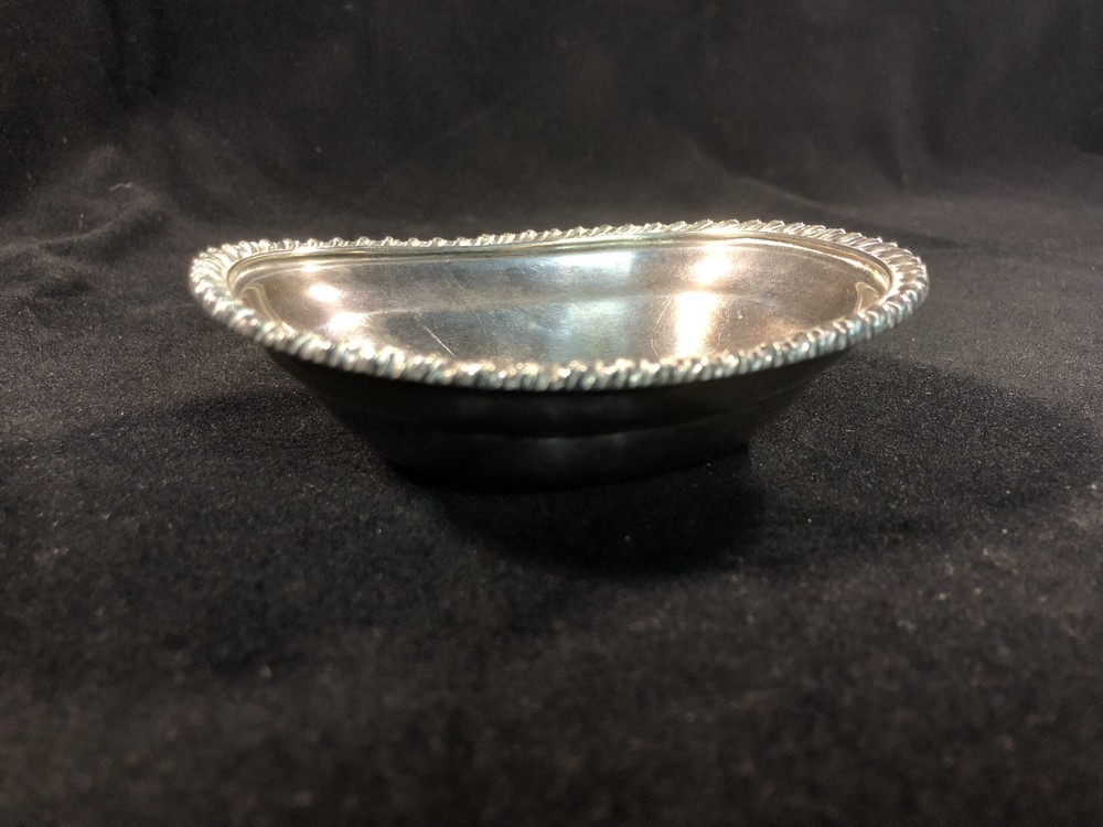 Small Solid Silver Bowl Titulo ES 916 Silver, Portugal