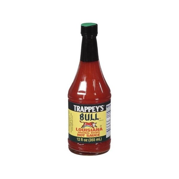 Trappey's Bull Brand Hot Sauce 12 oz
