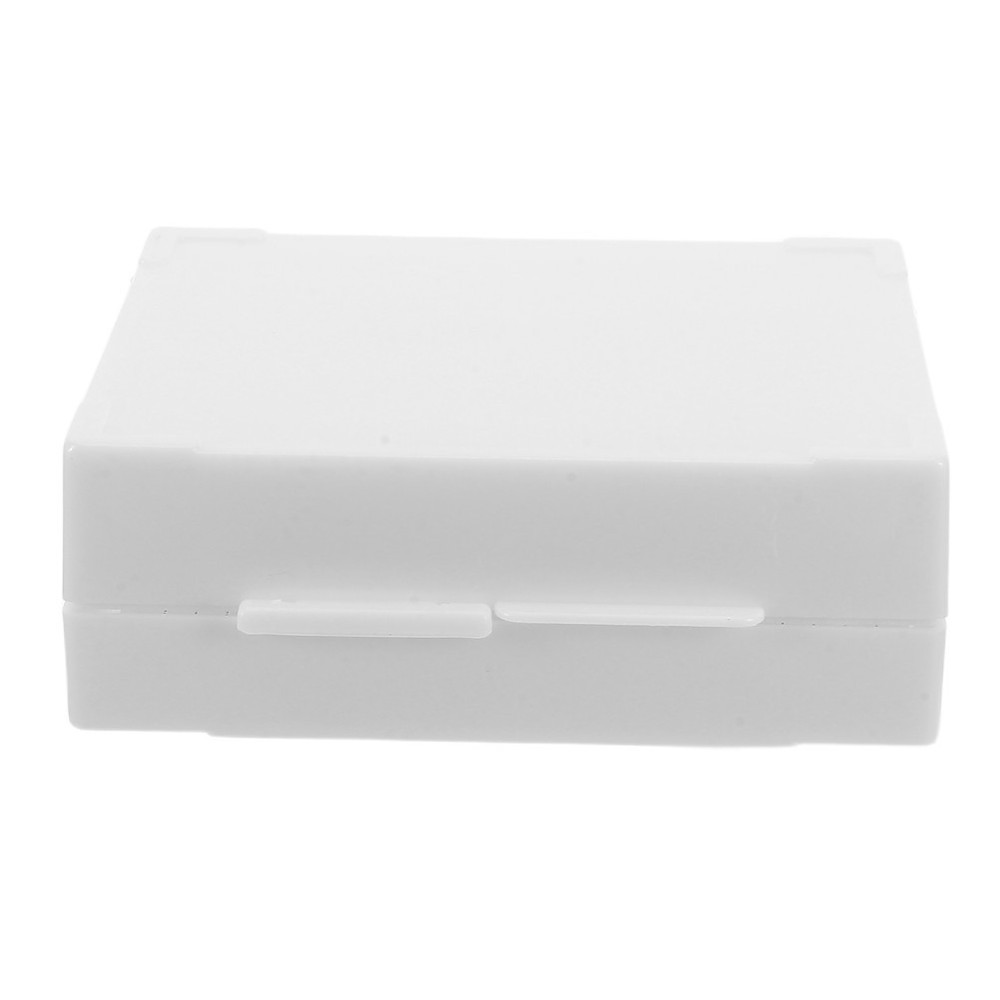 Microscope Glass Slide Holder: 25-Slot Plastic Microscope Slide Storage Box For