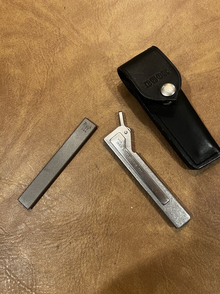 buck knives steelmaster 137 sharpener minty