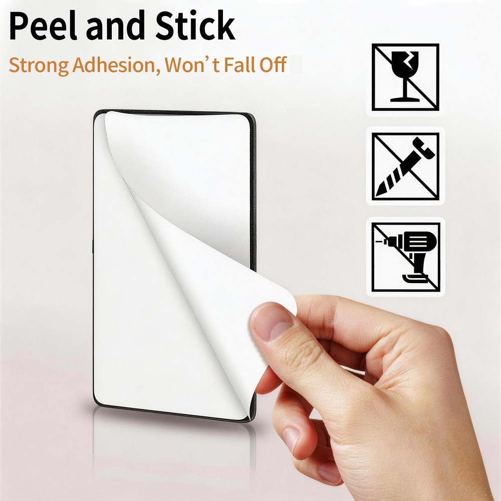 Heavy Duty Coat Hooks for Wall, Self Adhesive Wall Hooks for Hanging Jacket, ...