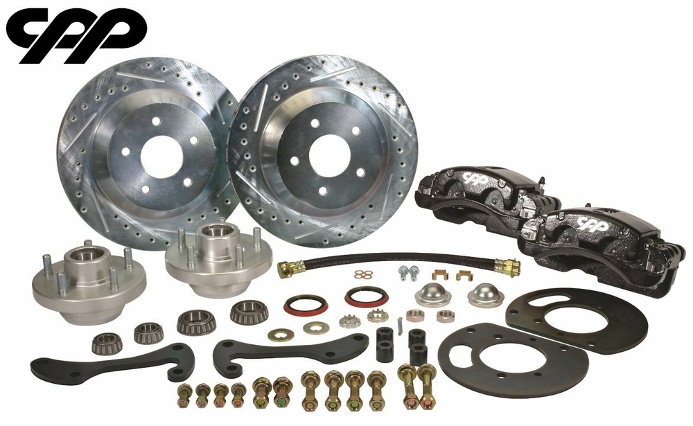 61 62 63 64 LINCOLN CONTINENTAL FRONT 13" BIG BRAKE DISC CONVERSION KIT