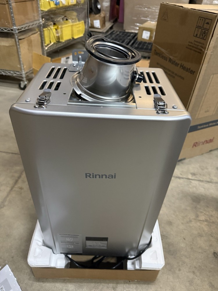 SEE NOTES Rinnai RE160iN Indoor Tankless Water Heater Natural Gas 160K BTU
