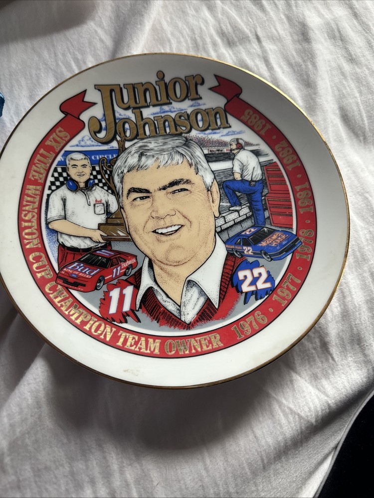 JUNIOR JOHNSON PLATE Numbered 103 Of 5000