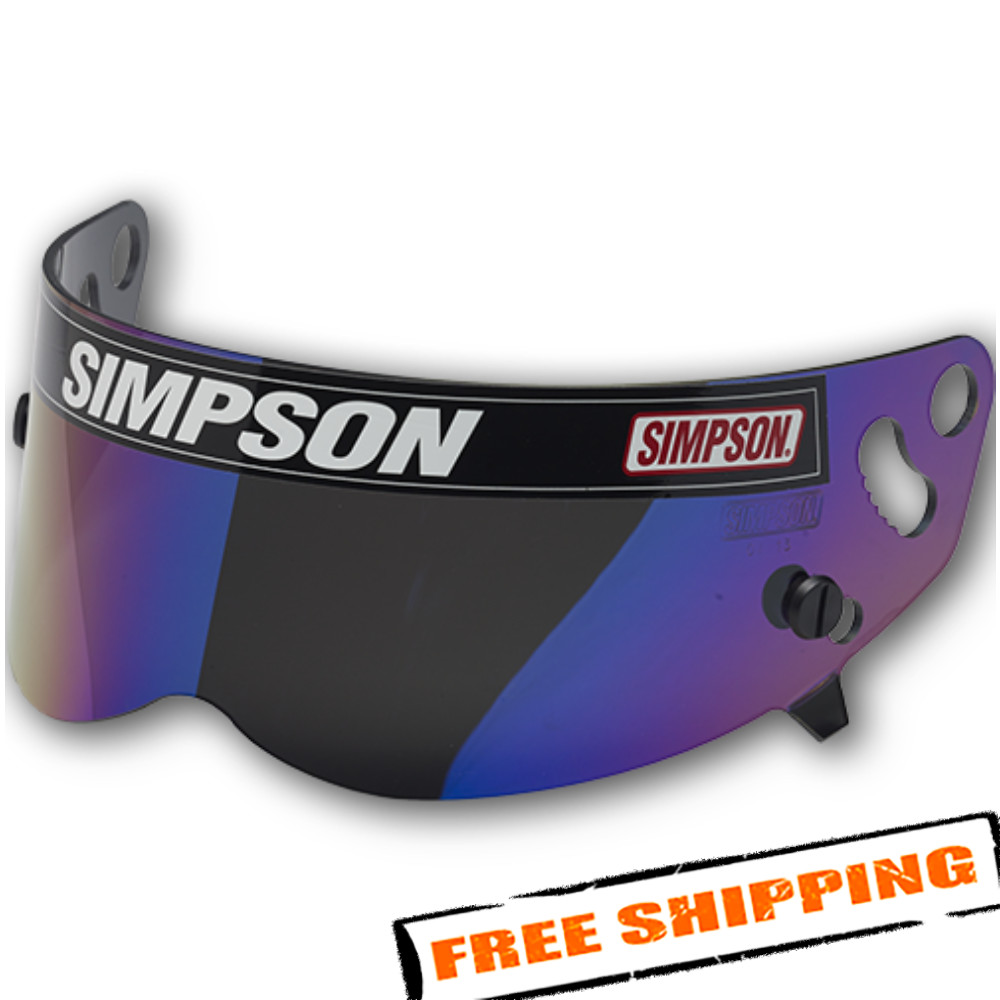 Simpson 84300A Clear Racing Helmet Replacement Shields