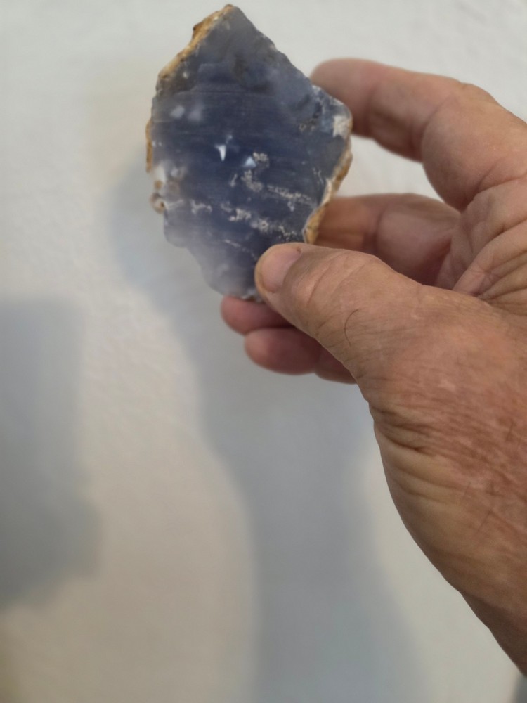 Blue Chaldedony Rough