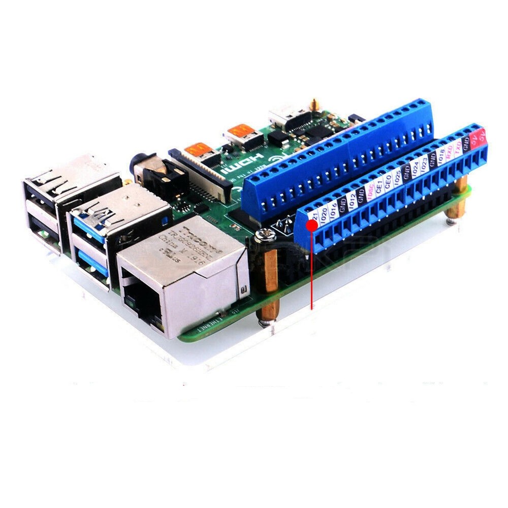 GPIO Mini Terminal Expansion Board For Raspberry Pi 4B/3B+/3B/2B/Zero/Zero W