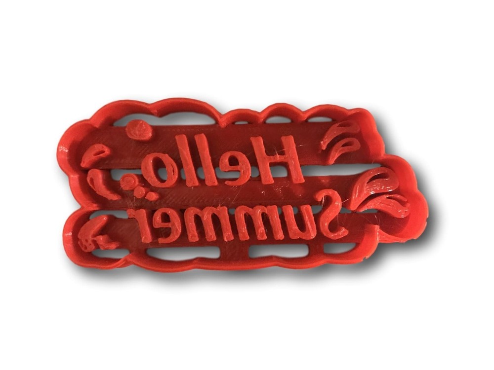 Hello Summer Cookie Cutter