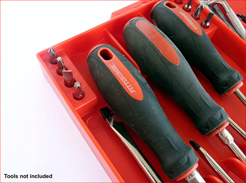 Tool Sorter Screwdriver Organizer – Red