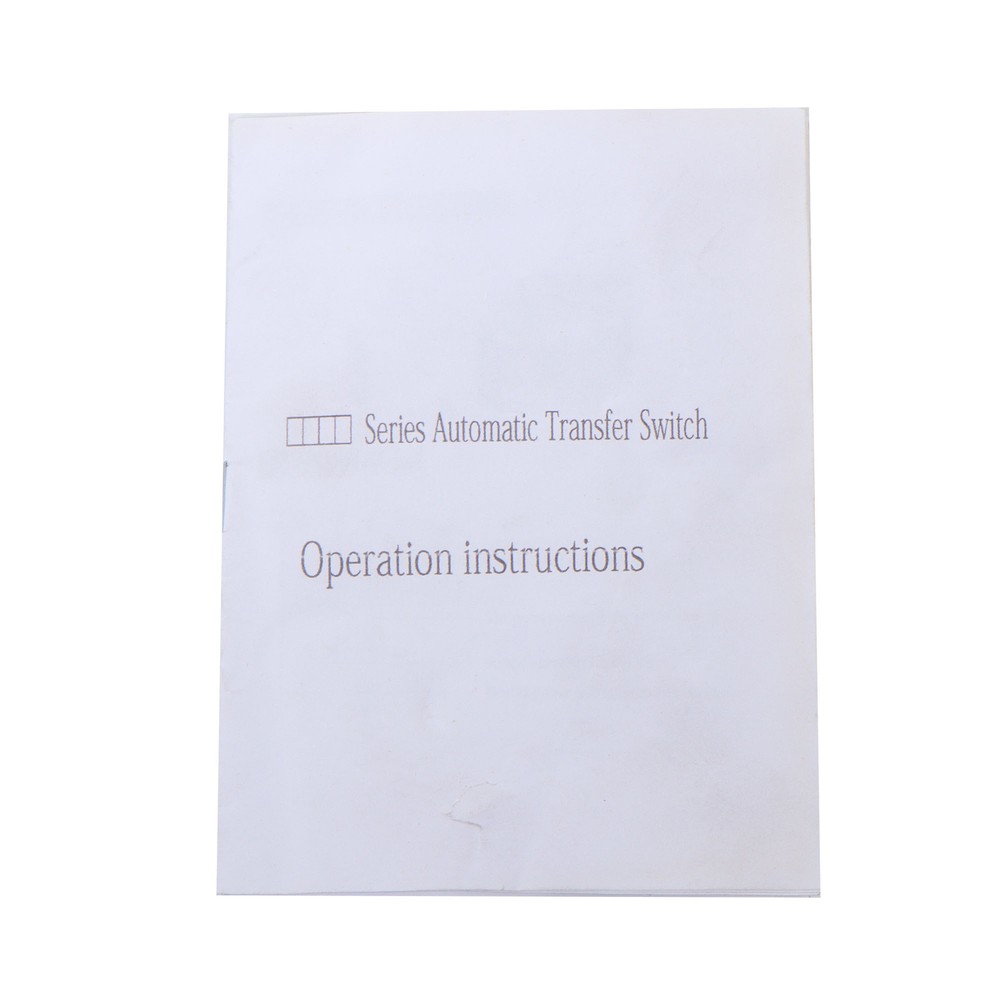 250A 4-Pole Automatic Transfer Switch for AC 110V/220V - Grid to Generator
