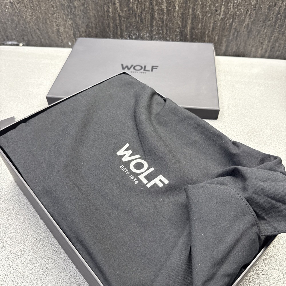 WOLF 465265 HOWARD GREY WATCH BOX