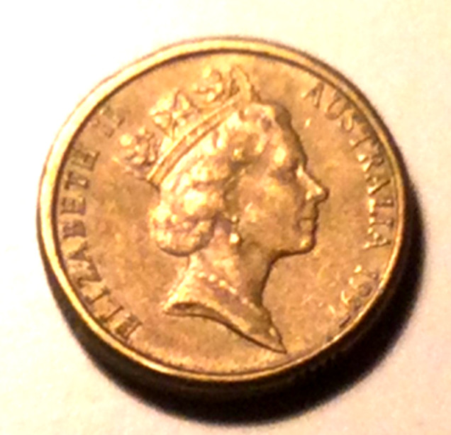 Australia $2 Coin 1997.Aboriginal Elder.Good circulated condition