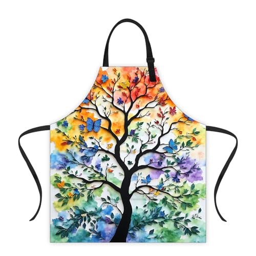 Apron Adjustable Waterproof with Two Deep Pockets Wowen men for Summer BBQ 74