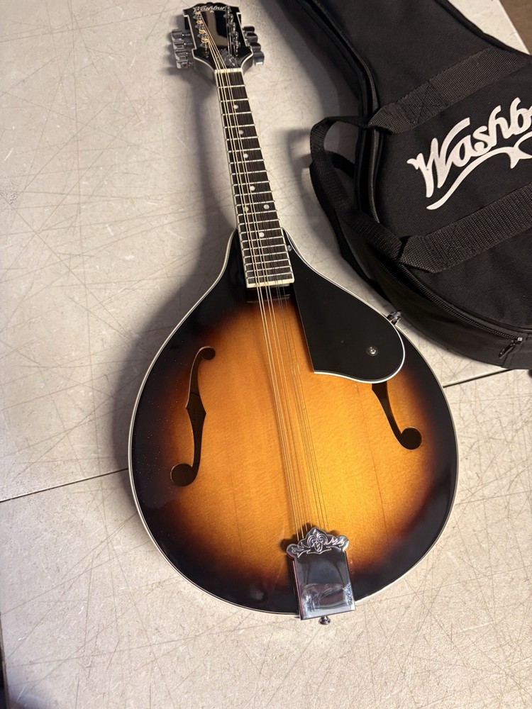 Washburn M1S Americana A-Style Mandolin Sunburst, missing bridge