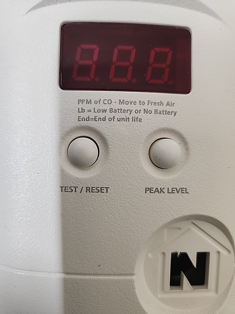 2-PACK: Kidde Plug-in Carbon Monoxide Detector Battery Back-Up Digital Display