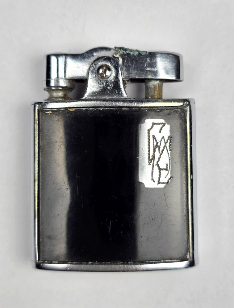 Vintage Ronson De-Light Black Art Deco Design Lighter