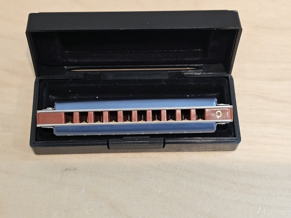 Fender Midnight Blues Harmonica C In Case FREE SHIPPING!!