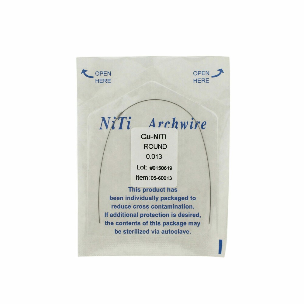 Dental Orthodontic Cu-Niti Arch Wires With Stops Round/Rectangular Ormco DAMON