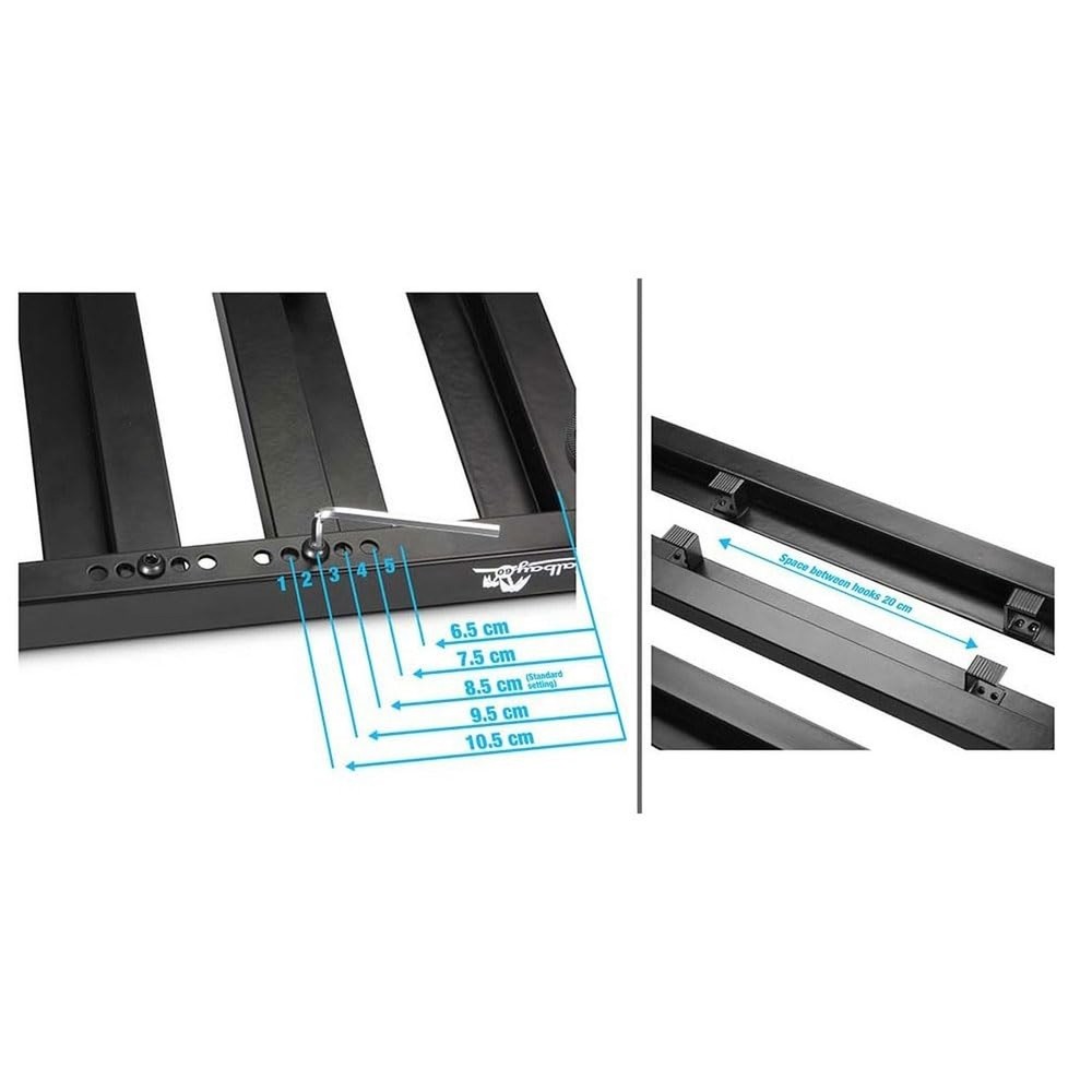 Palmer Lightweight Variable Pedalboard with Protective Softcase 60 cm (PPEDAL...