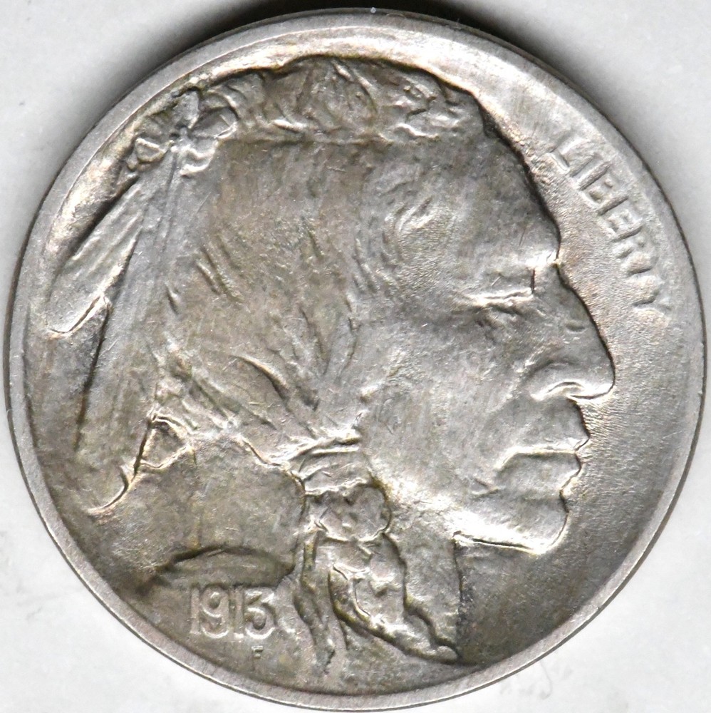 1913 type 1 buffalo nickel in a high grade