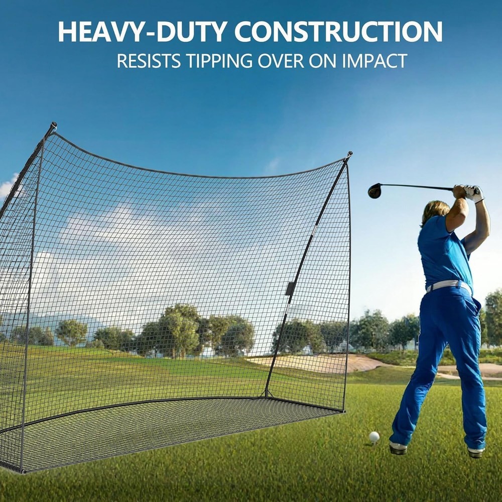 Golf Practice Net 10x7 FT, Golf Hitting Nets for Backyard, Includes Carry Bag