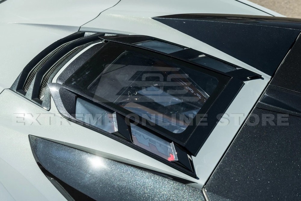 Fits 20-Up Corvette C8 Convertible HTC Tonneau Rear Hatch Upper Window Inserts