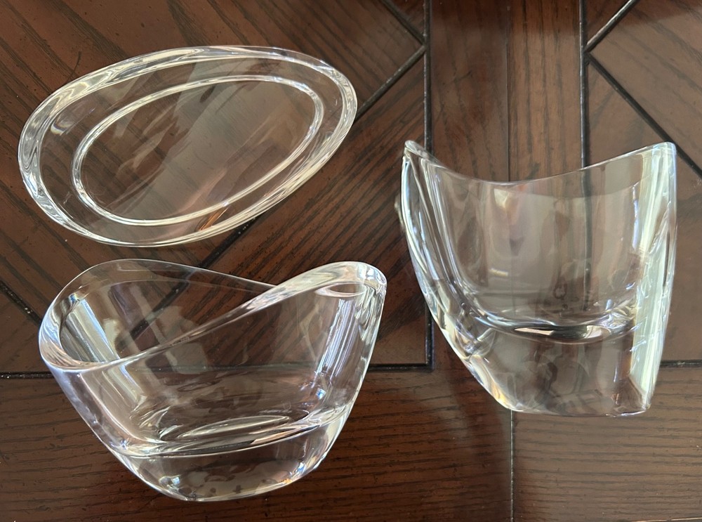 Nambe Crystal Butterfly Sugar & Creamer Set