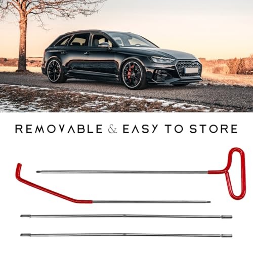 Car Long Reach Tool, 67" Multi-Function Automotive Emergency Tool, Red
