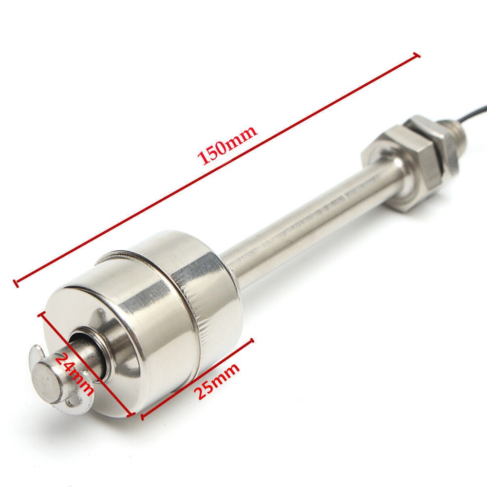 Stainless Steel Float Switch Vertical Liquid Water Level Sensor Horizontal new