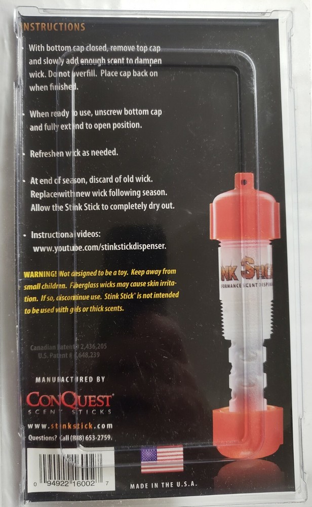 Conquest Stink Stick Scent Dispenser (2 Single Packs)