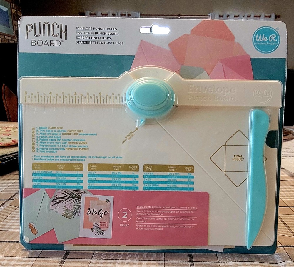 We R Memory Keepers Envelope Punch Board