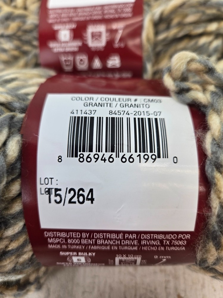 Loops & Threads Yarn Granite 2 Skeins