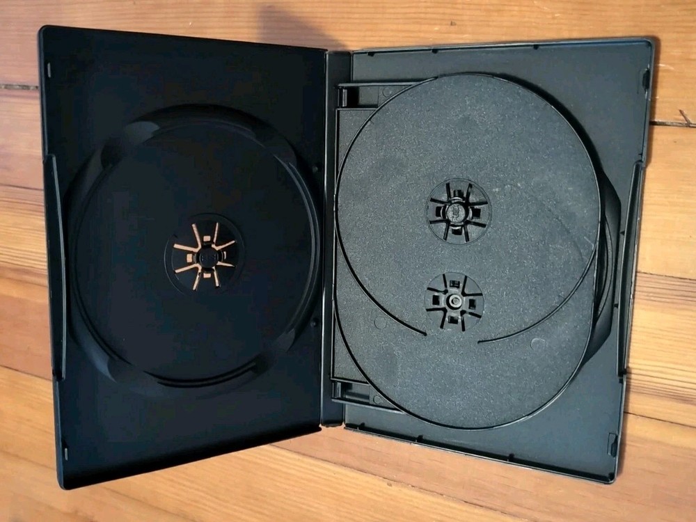 (9) Standard Black Quad 4 Discs DVD Case Lot