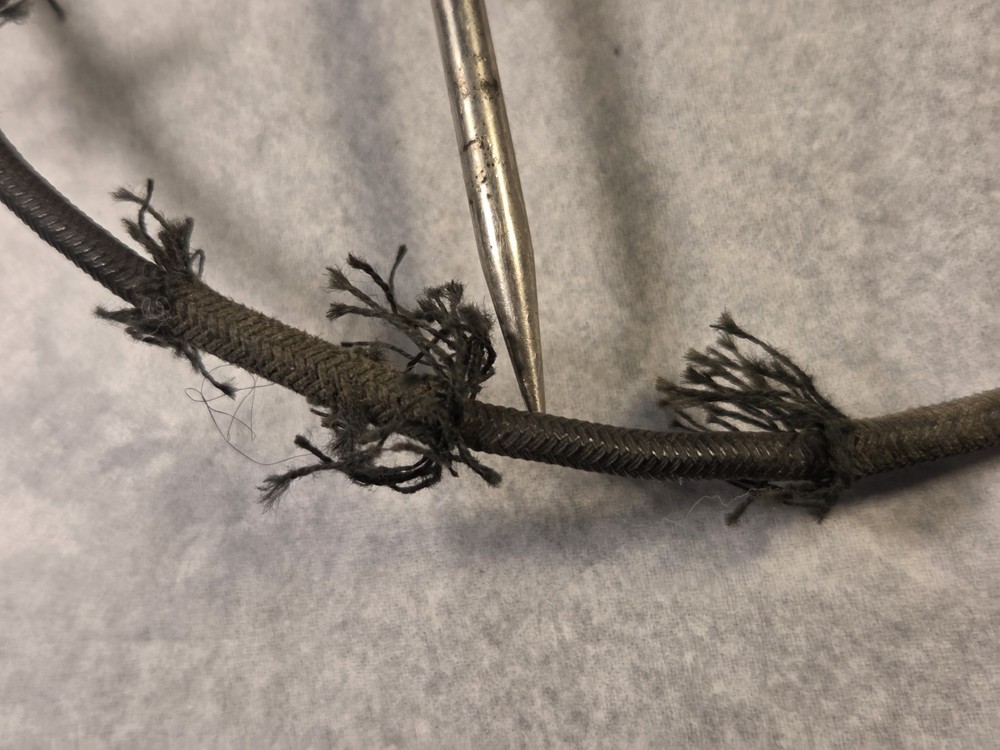 General Electric GE Volt Checker Type DX-1 Voltmeter Dark Red Bakelite - Tested