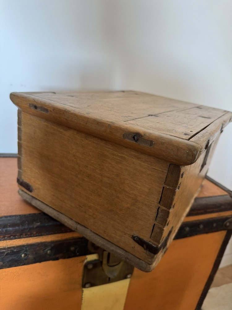 Antique Pine Miniature Trunk