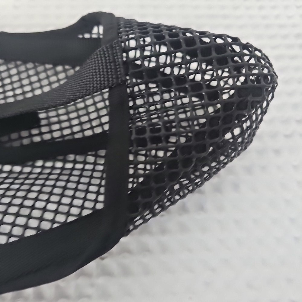 Dog Muzzle Black Large Anti Biting Mesh Mouth Cover